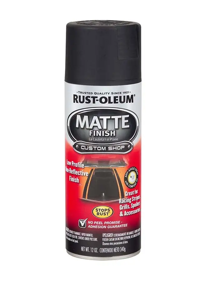 RUST-OLEUM Custom Shop Spray Paint Black