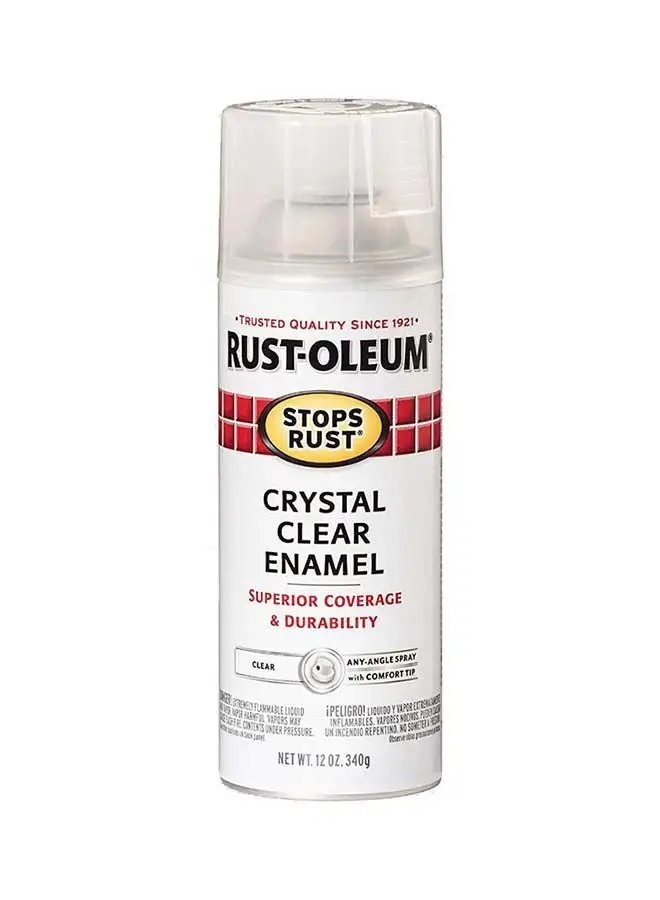 RUST-OLEUM Stops Rust Gloss Enamel Spray Crystal Clear