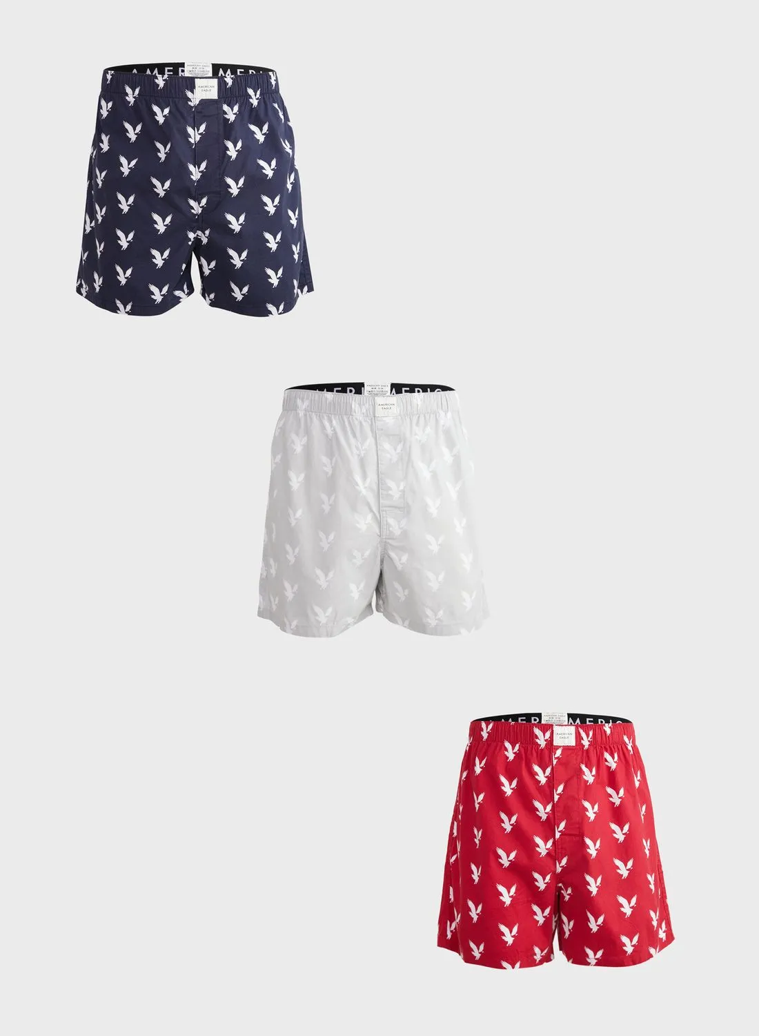 American Eagle 3 Pack Assorted Boxers