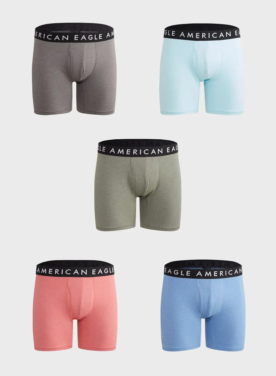 American Eagle 6 Pack Assorted Trunks