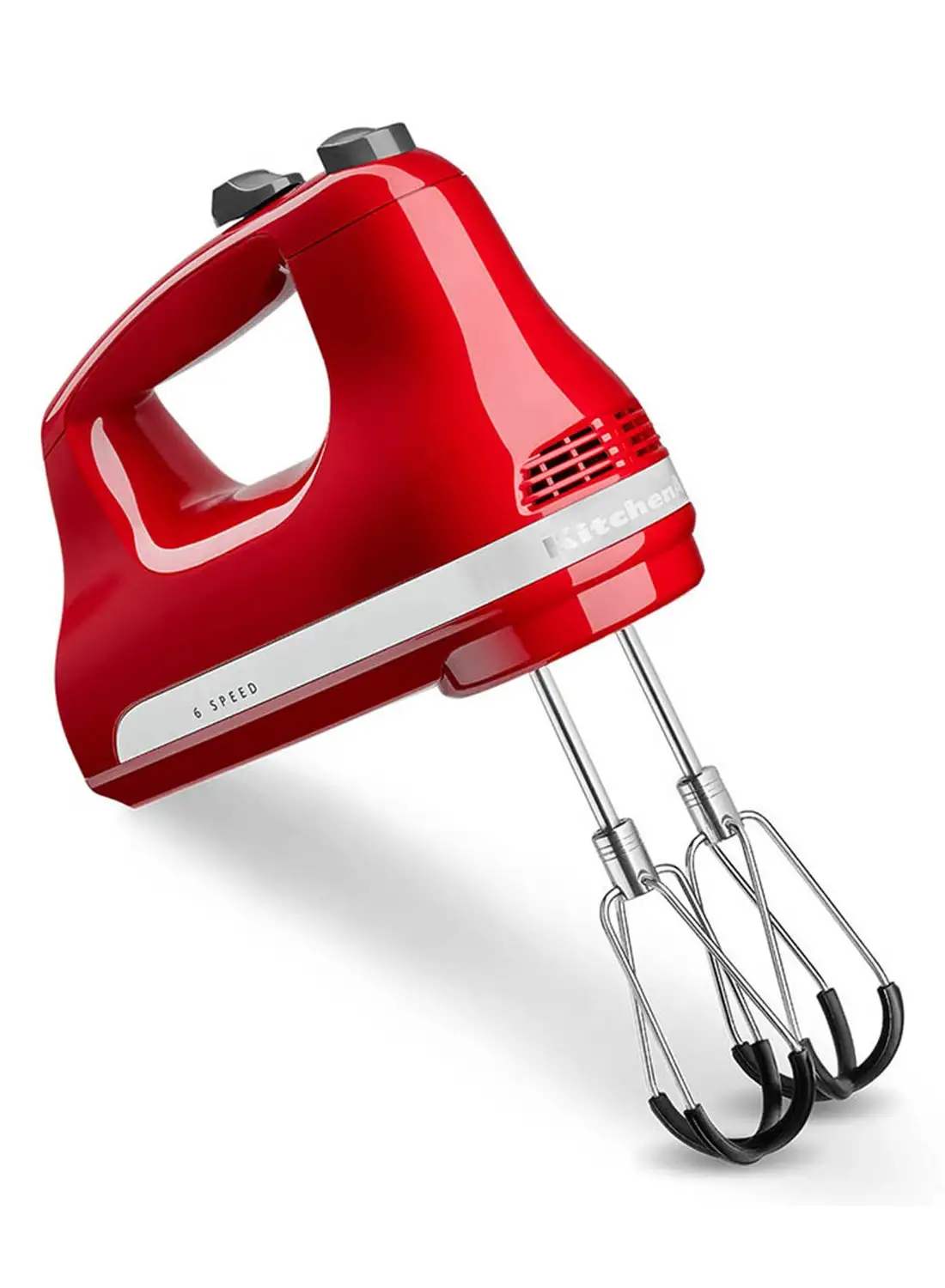 KitchenAid Hand Mixer 6 Speed With Flex Edge Beaters 60 W 5KHM6118BER Empire Red