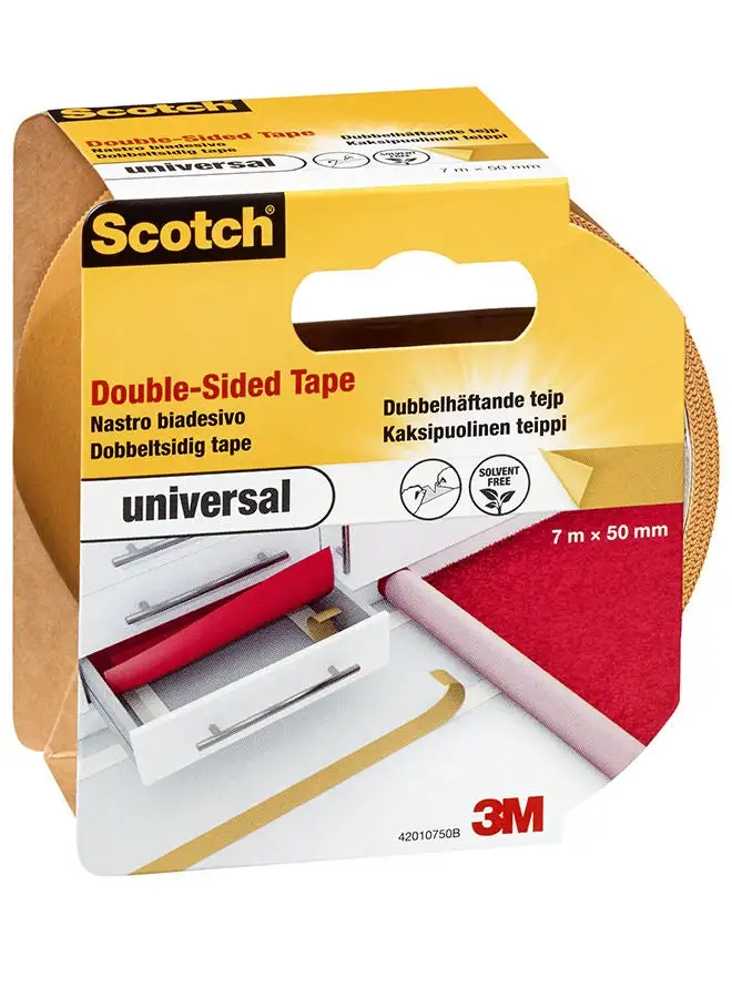 3M Scotch Scotch Universal Carpet Tape, 4201 NIU, 50 mm x 7 m