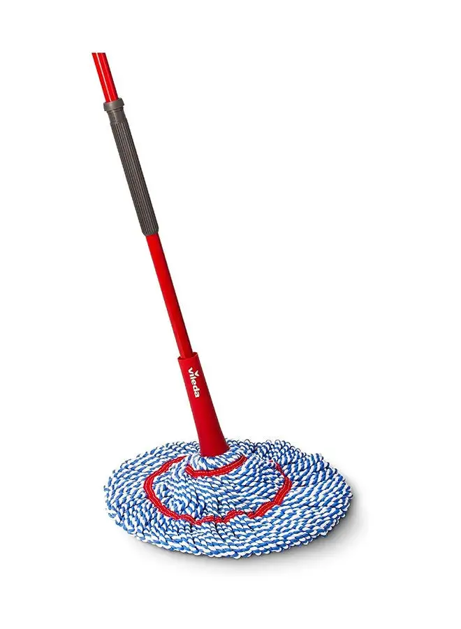 Vileda Vileda MicroTwist Maxi Mop, Remove 99% Bacteria, Buffing Pad, Twist Wringing, Microfiber, Multi-purpose