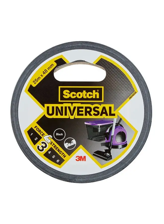 3M Scotch Scotch Duct Unv Black 25mx48mm. 1 roll/pack