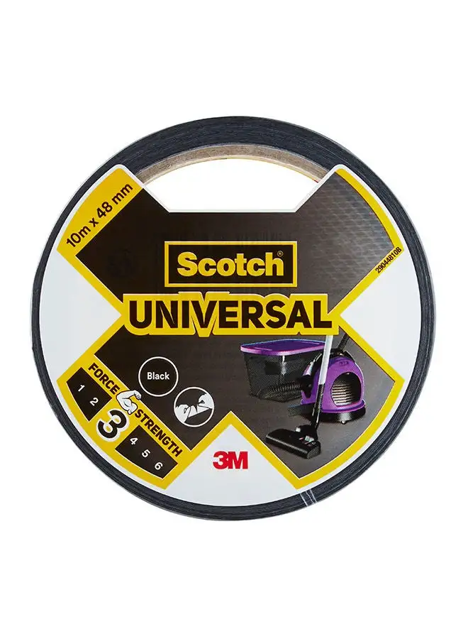 3M Scotch Scotch Universal Duct Tape Black 2904, 10m x 48mm. 1 roll/pack