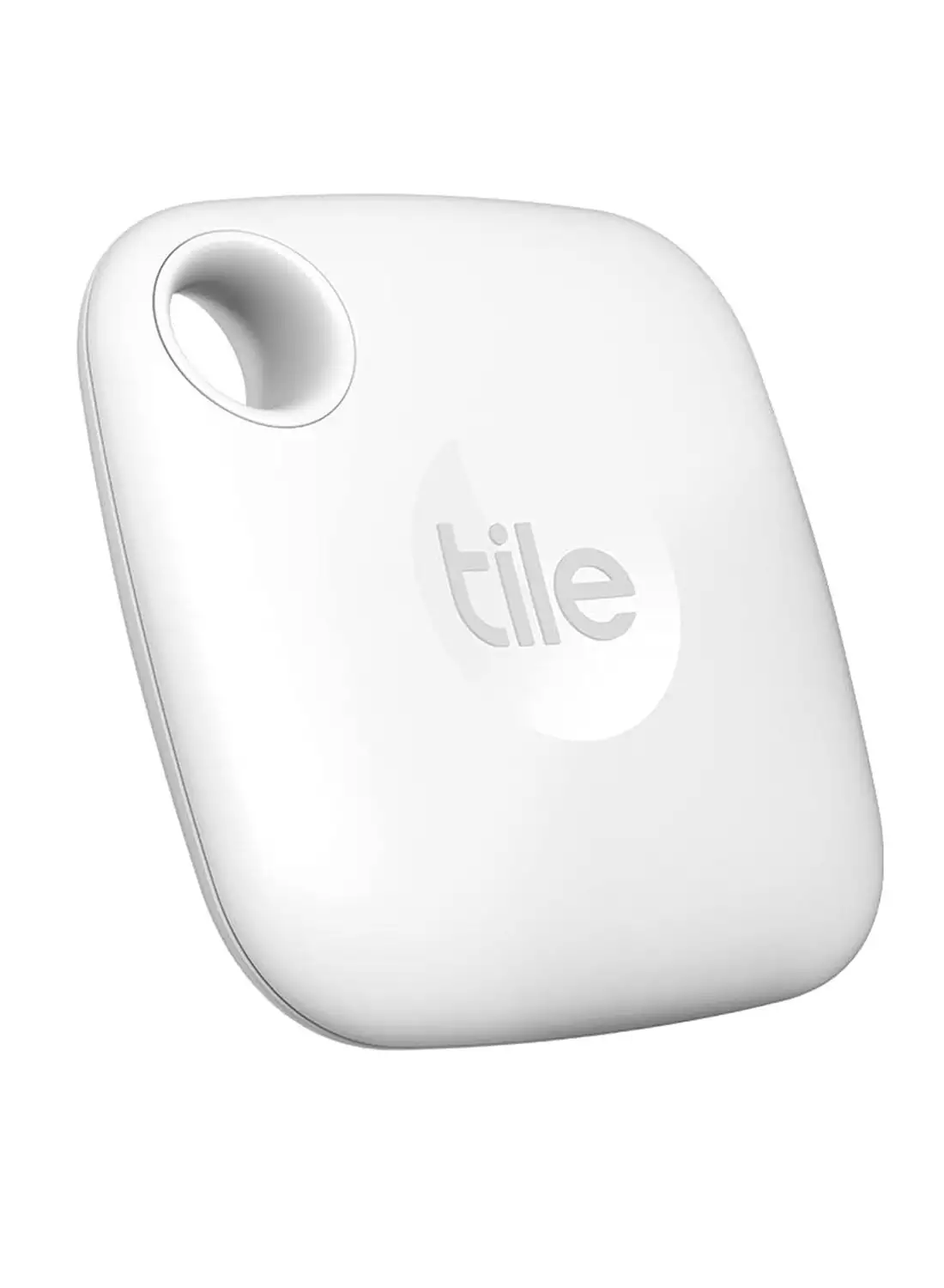 tile Mate 2022 Bluetooth Item Finder, 1 Pack, 60M Finding Range, Works With Alexa And Google Home, iOS And Android Compatible White