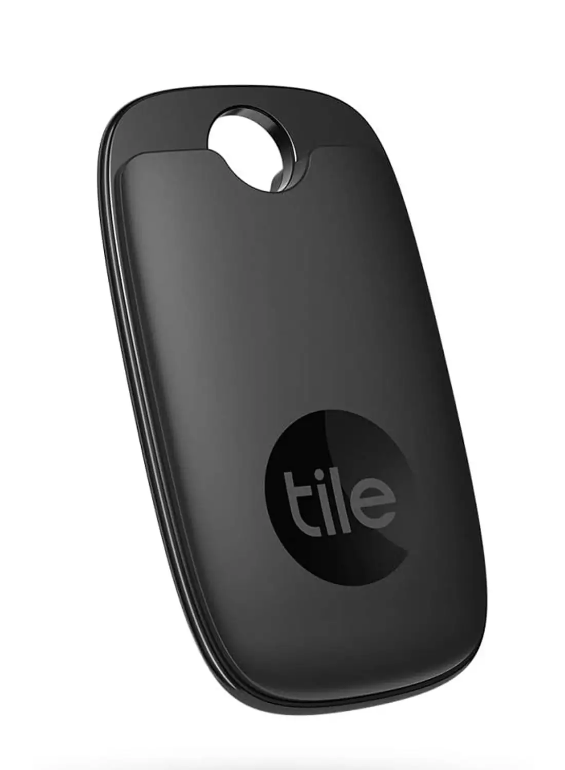 Tile Pro 2022 Bluetooth Item Finder، حزمة واحدة، نطاق العثور على 120 مترًا، يعمل مع Alexa وGoogle Smart Home، متوافق مع iOS وAndroid، ابحث عن مفاتيحك وأجهزة التحكم عن بعد والمزيد باللون الأسود