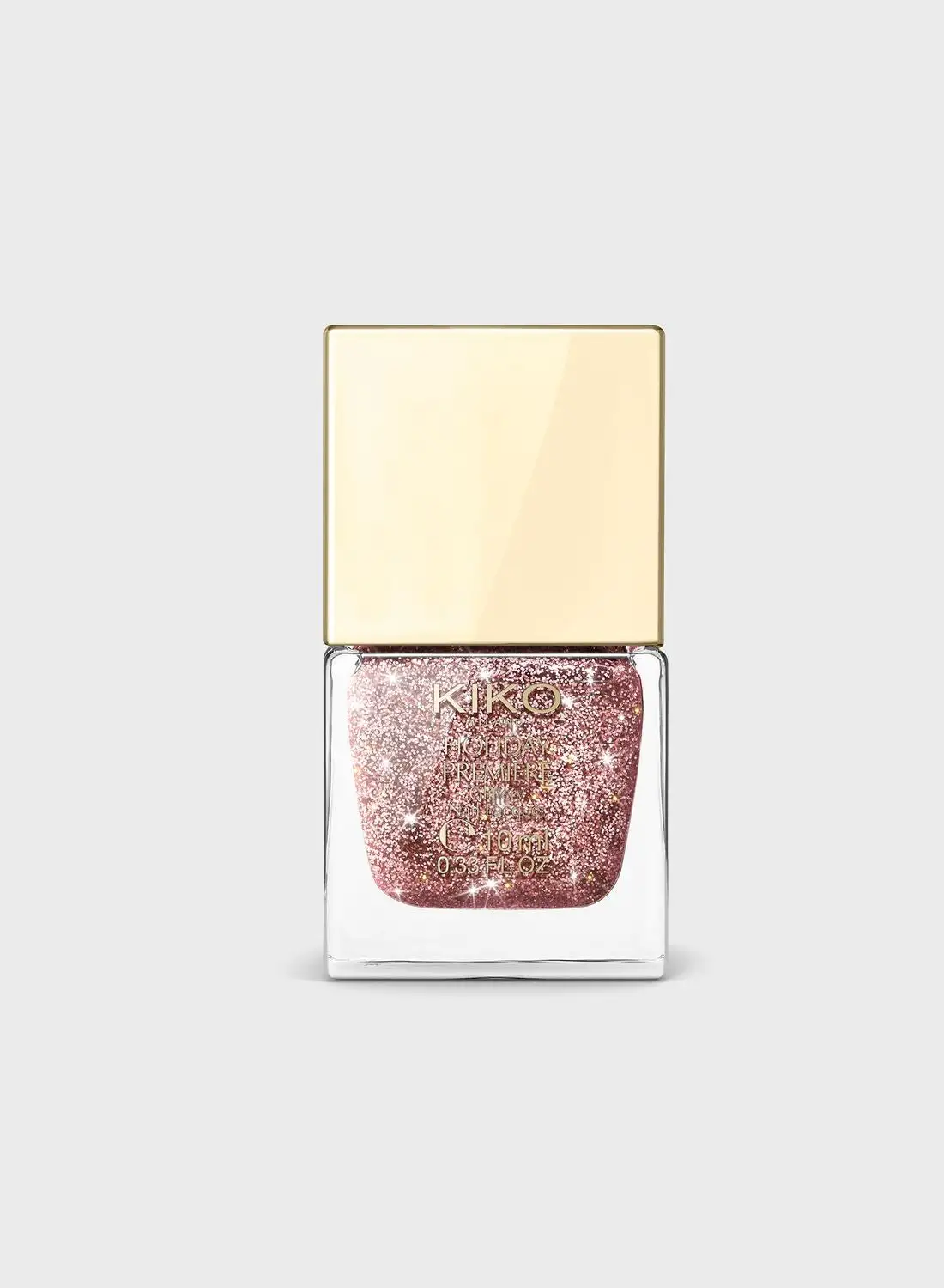 KIKO MILANO Glittery Nail Lacquer 01 - Precious Silver