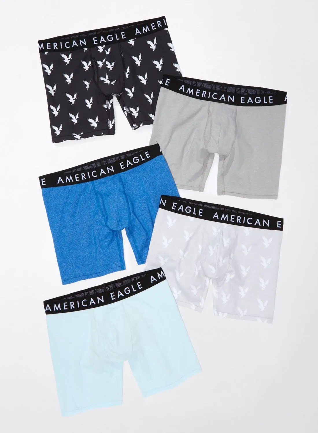 American Eagle 5 Pack Assorted Trunks