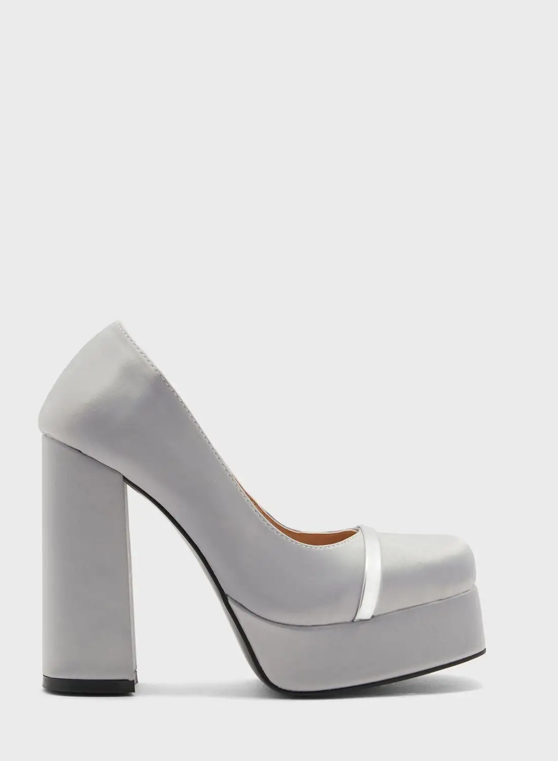 Khizana Satin Platform Pump