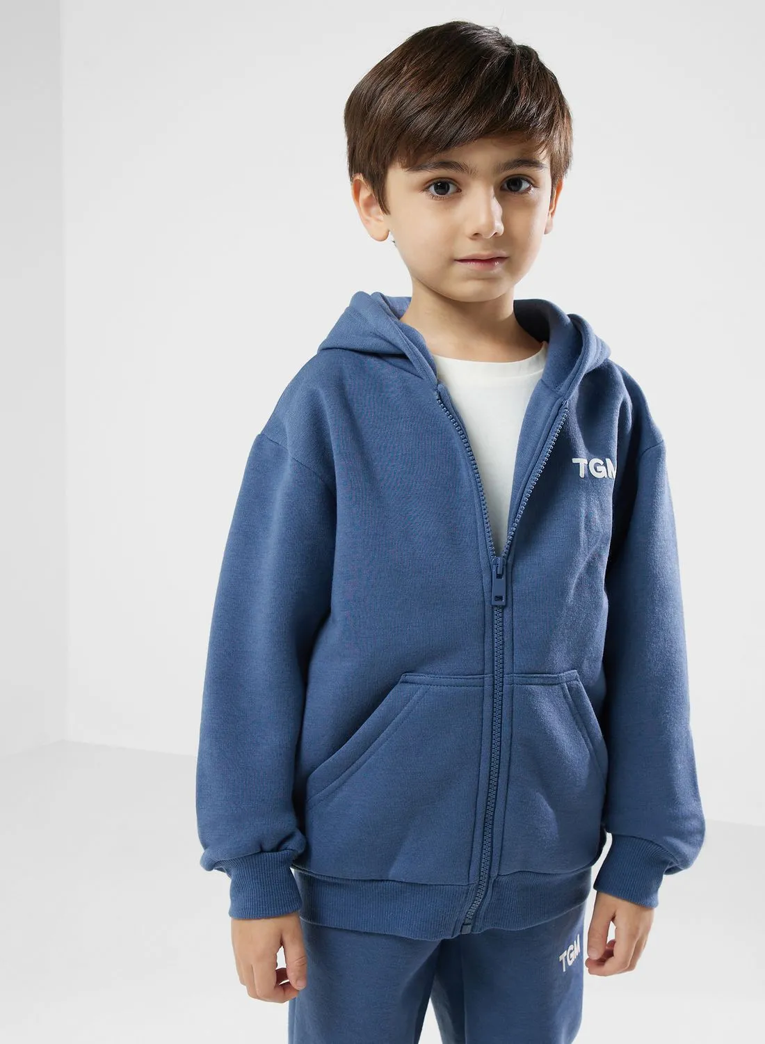 The Giving Movement Kids Lounge Regular Zip Hoodie