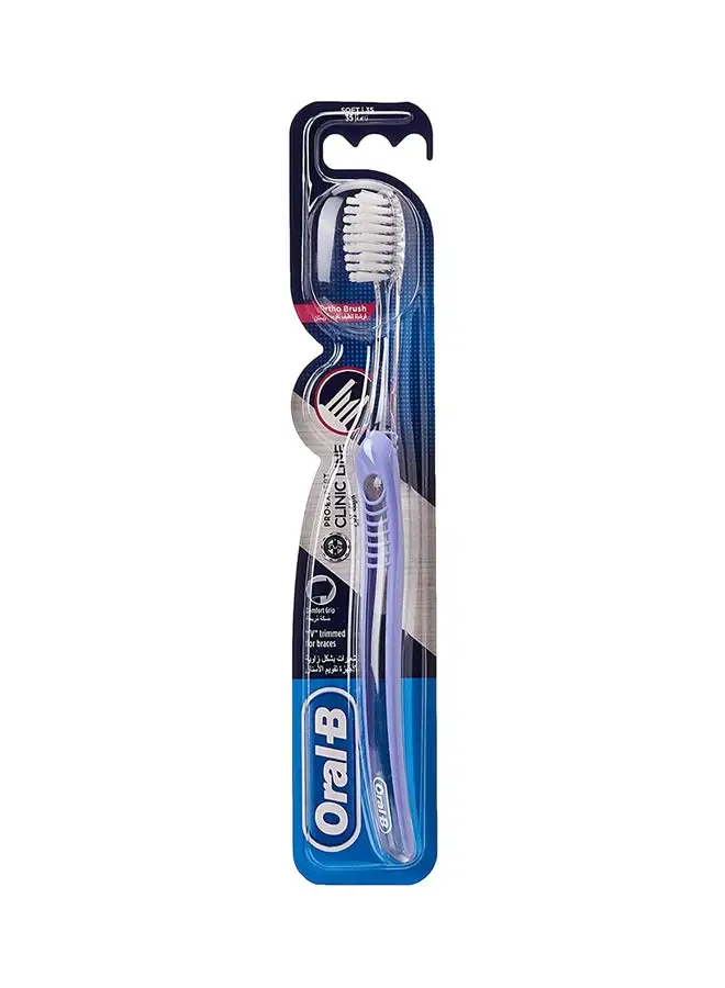 Oral B Pro-Expert Ortho Orthodontic 35 Soft Toothbrush Multicolour