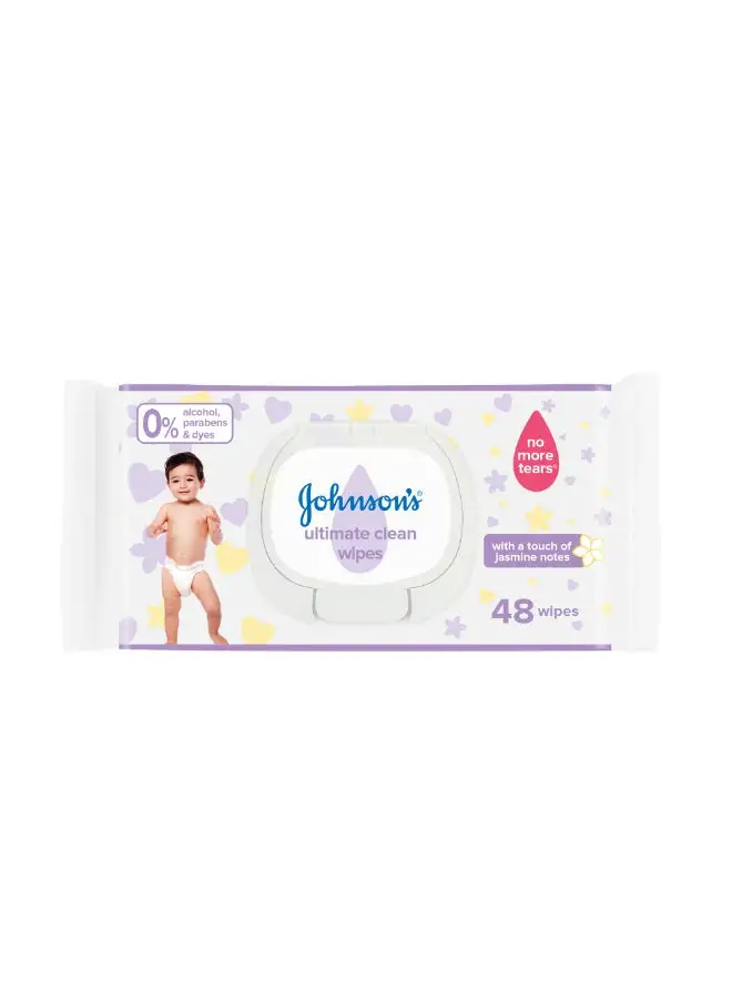 Johnson's Baby Wipes Ultimate Clean 48 Piece