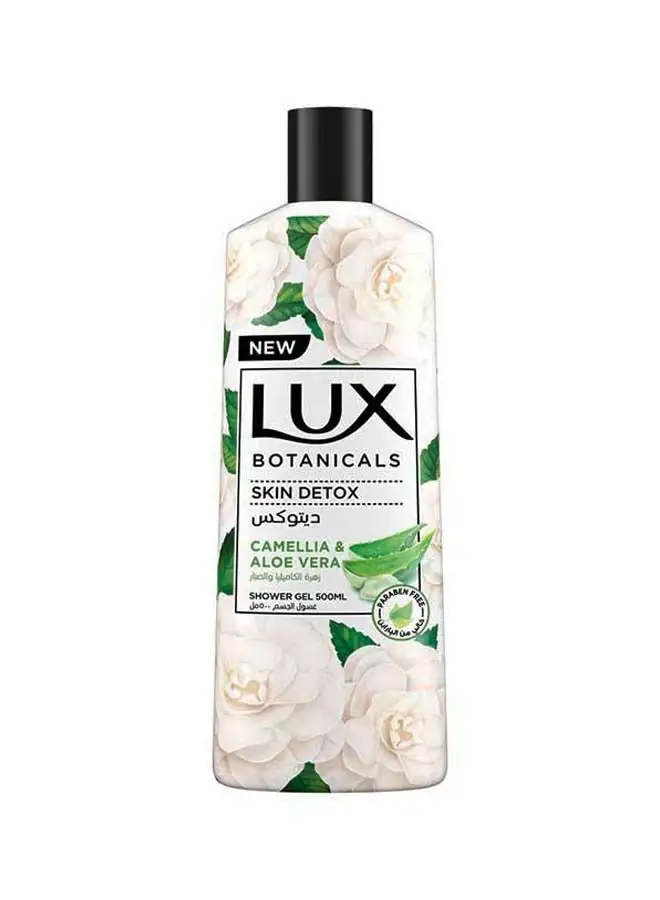 LUX Botanicals غسول الجسم لإزالة السموم من الكاميليا والصبار 500 مل