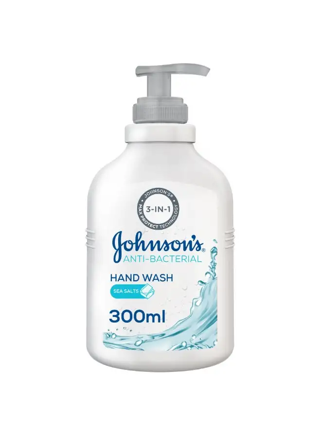 Johnson's Hand Wash Anti Bacterial Sea Salts 300ml