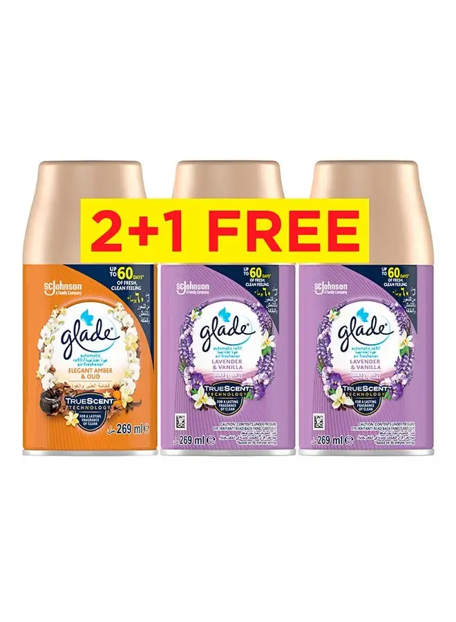 Glade Automatic Refill Air Freshener Assorted 269ml Pack of 3