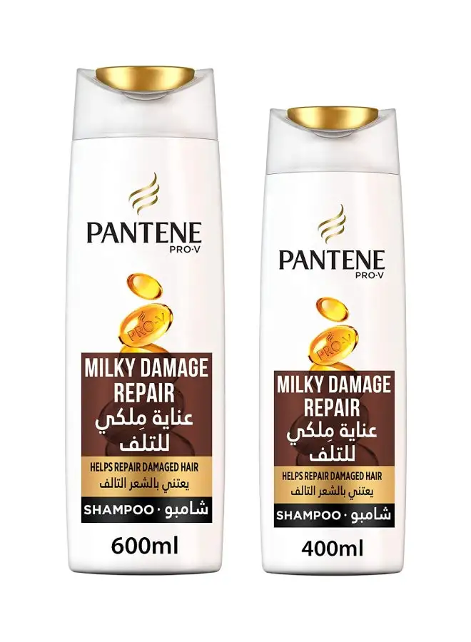 Pantene Miracle Milky Damage Repair Shampoo 600+400ml