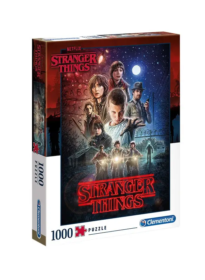 Clementoni 1000-Piece Stranger Things Jigsaw Puzzle 37x5.8x28.1cm