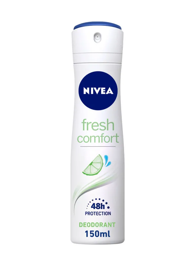 Nivea Fresh Comfort Deodorant Spray For Women 150ml