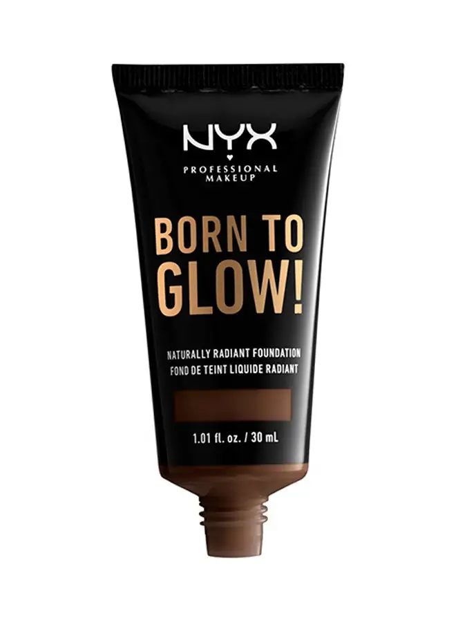 NYX PROFESSIONAL MAKEUP Born To Glow! Naturally Radiant Foundation Chestnut