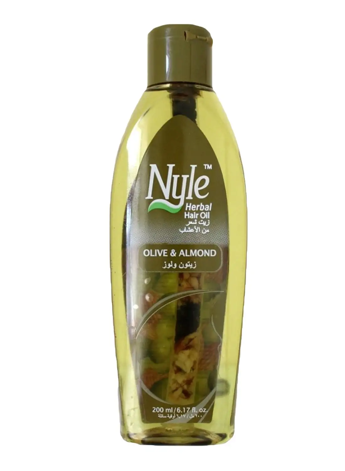 Nyle Olive And Almond Hair Oil Clear 200ml