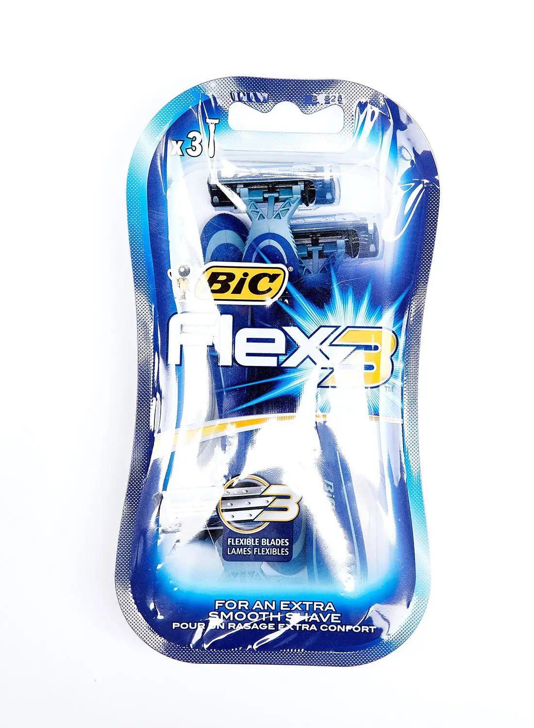 Bic Flex3 Shaving Razor 3 Pieces