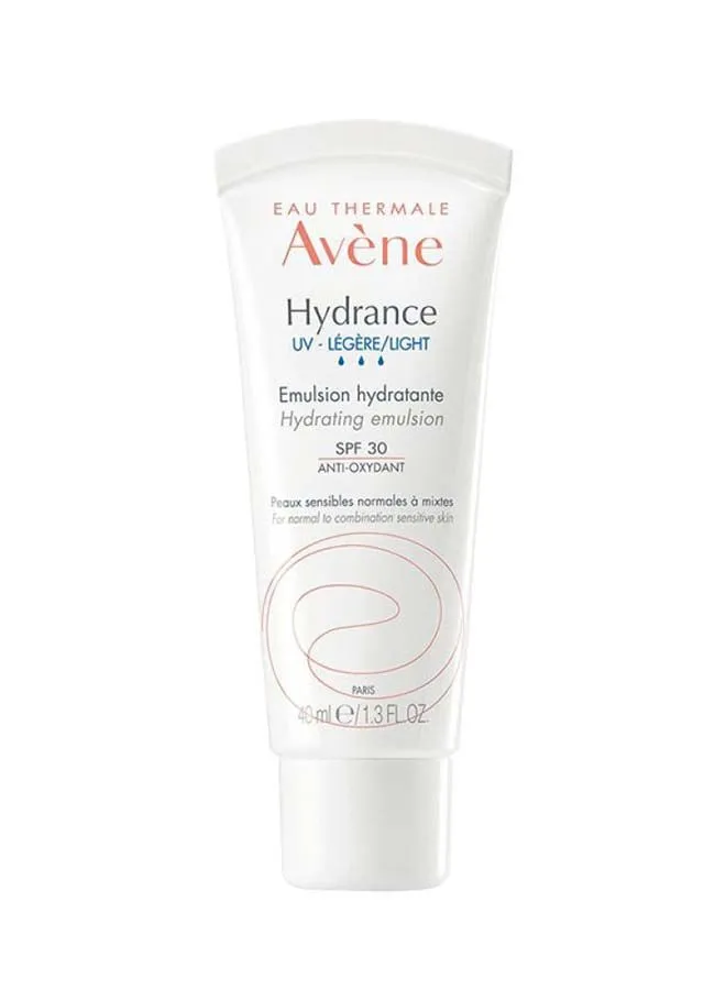 Avene Hydrance UV Light Hydrating Emulsion SPF30 Anti-Oxidant Cream 40ml