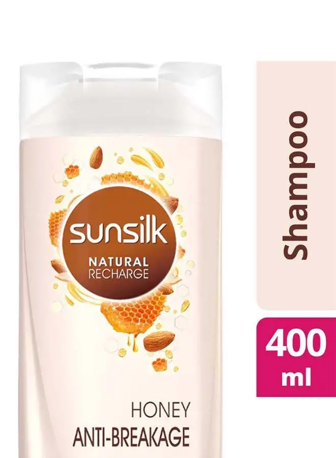 Sunsilk Natural Recharge Almond And Honey Anti-Breakage Shampoo 400ml