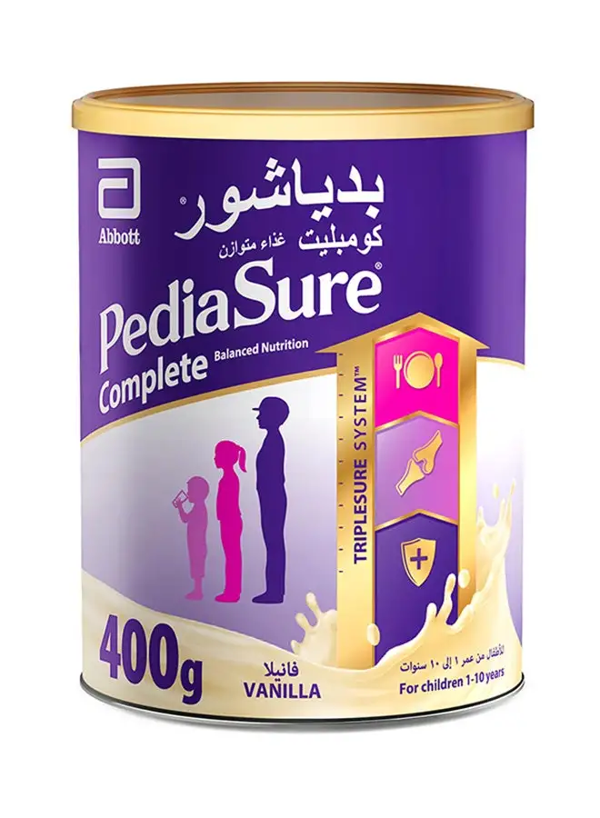 Pediasure Complete Balanced Nutrition Milk Powder, 1-10 Years 400grams