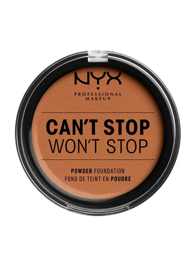 NYX PROFESSIONAL MAKEUP Can't Stop Won't Foundation Powder Mahogany