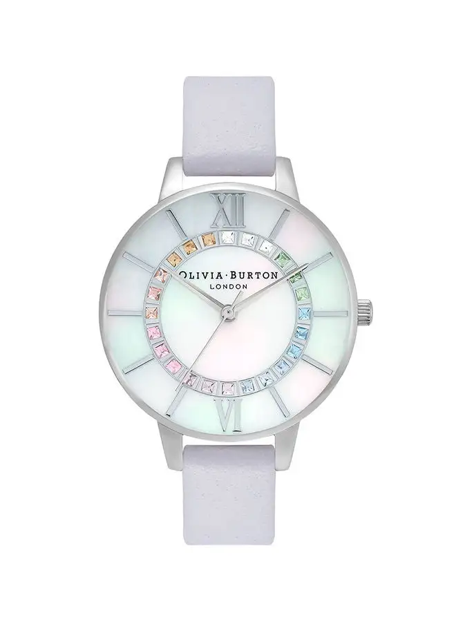 OLIVIA BURTON Women's Wonderland White Mother Of Pearl & Stone Dial Watch - Ob16Wd102