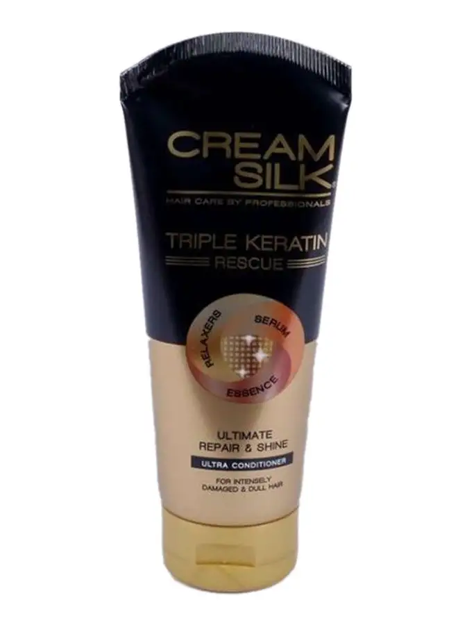 Cream Silk Triple Keratin Rescue Ultimate Repair And Shine Ultra Conditioner Multicolour 170ml