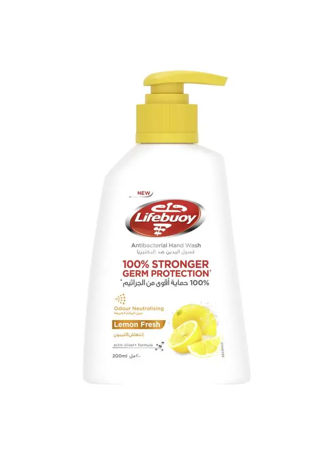 Lifebuoy Anti Bacterial Hand Wash Lemon Fresh 200ml