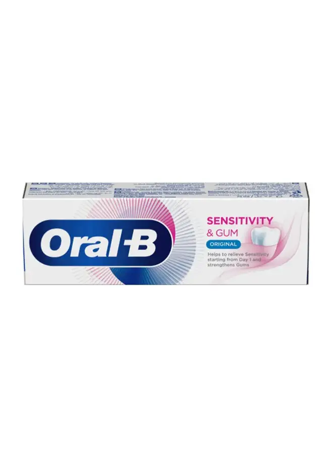 Oral B Sensitivity And Gum Original Toothpaste Activcalm Technology Multicolour 75ml