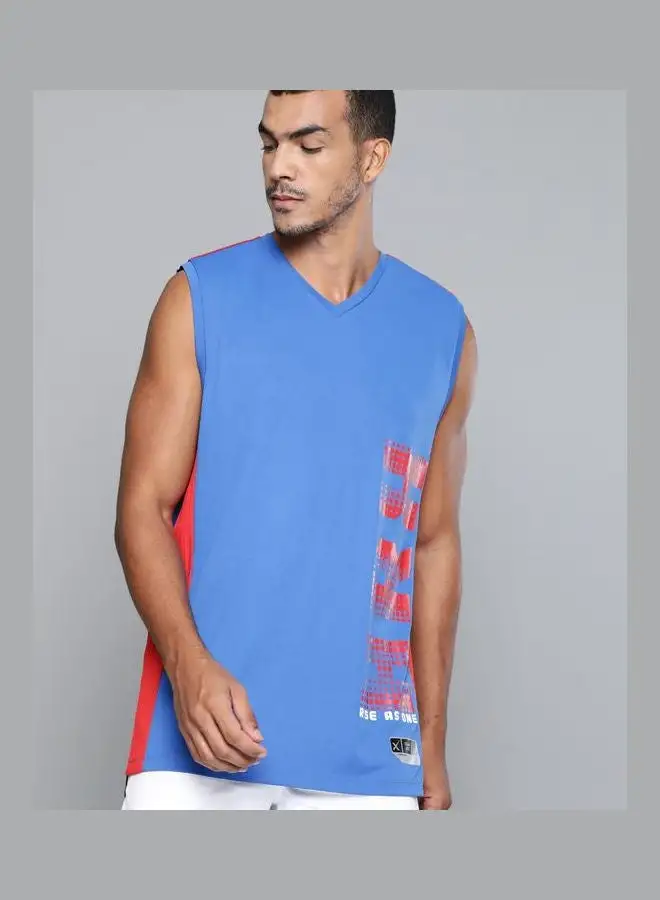 HRX by Hrithik Roshan Casual Comfortable Vest Blue/Red