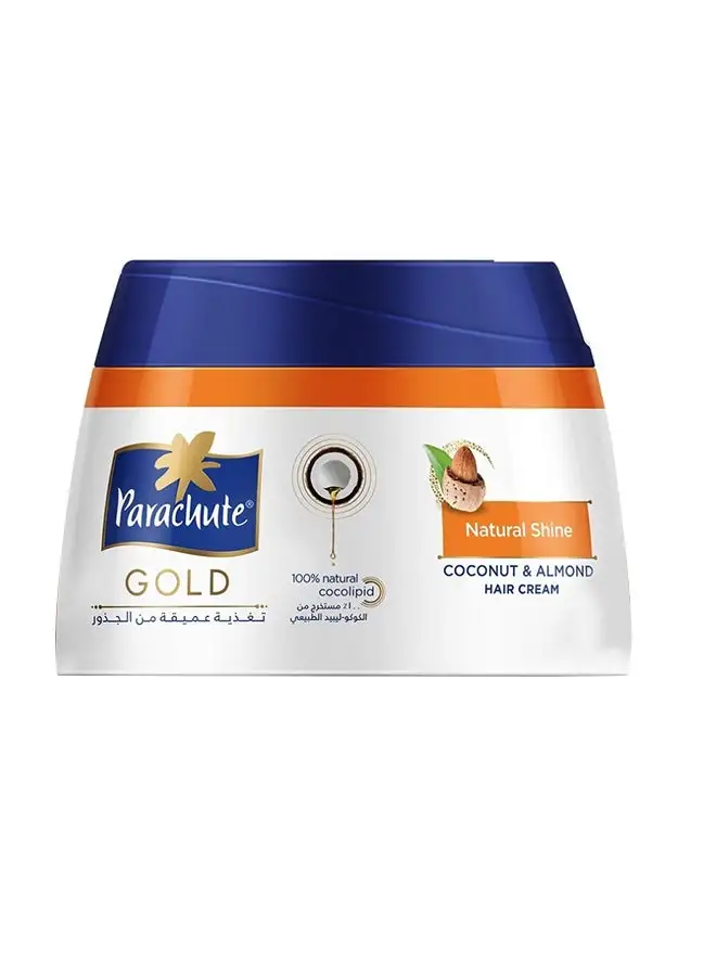 Parachute Gold Natural Shine Coconut And Almond Hair Cream 140ml