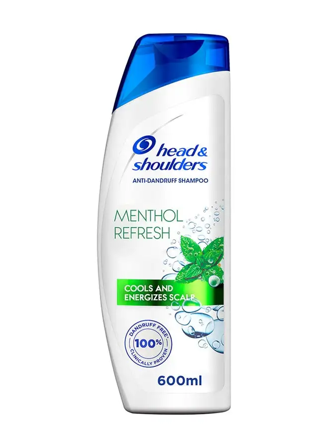 Head & Shoulders Menthol Refresh Anti-Dandruff Shampoo For Cools and Energizes Scalp 600ml