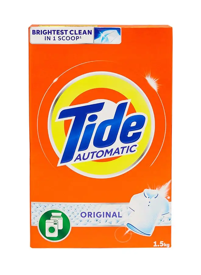 Tide Automatic Laundry Powder Detergent Original Scent 1.5kg