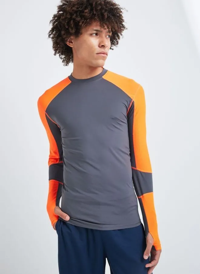 SKECHERS Long Sleeve T-Shirt Flintstone/Orange 