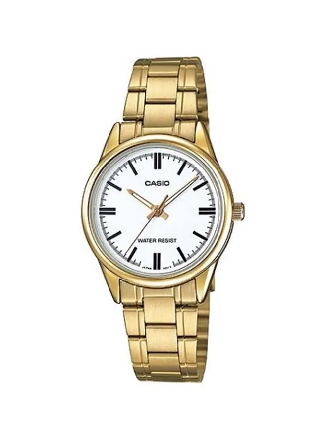 CASIO Women's Stainless Steel Analog Wrist Watch LTP-V005G-7AUDF