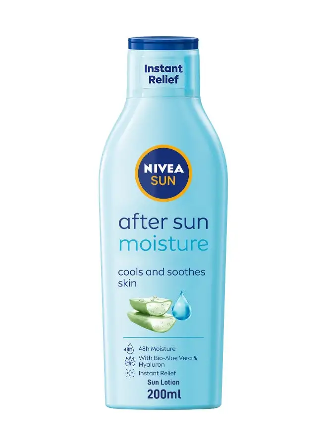 Nivea After Sun Moisturizing Lotion, Aloe Vera 200ml