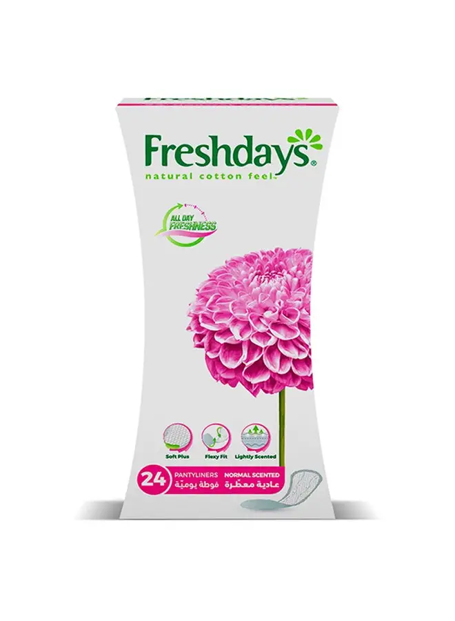 Freshdays Pantyliners Normal Scented 24 Pads