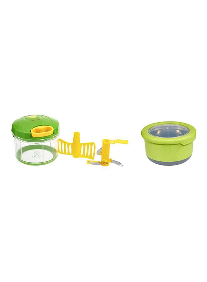 Winsor Food Container Wfc2000 + Veggie Cutter Wr6052 Assorted Colour 2Liters