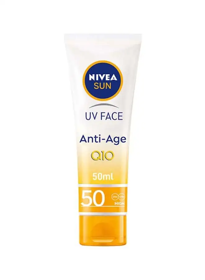 Nivea Anti-Age Q10 Sun Cream UV Face 50 High 50ml