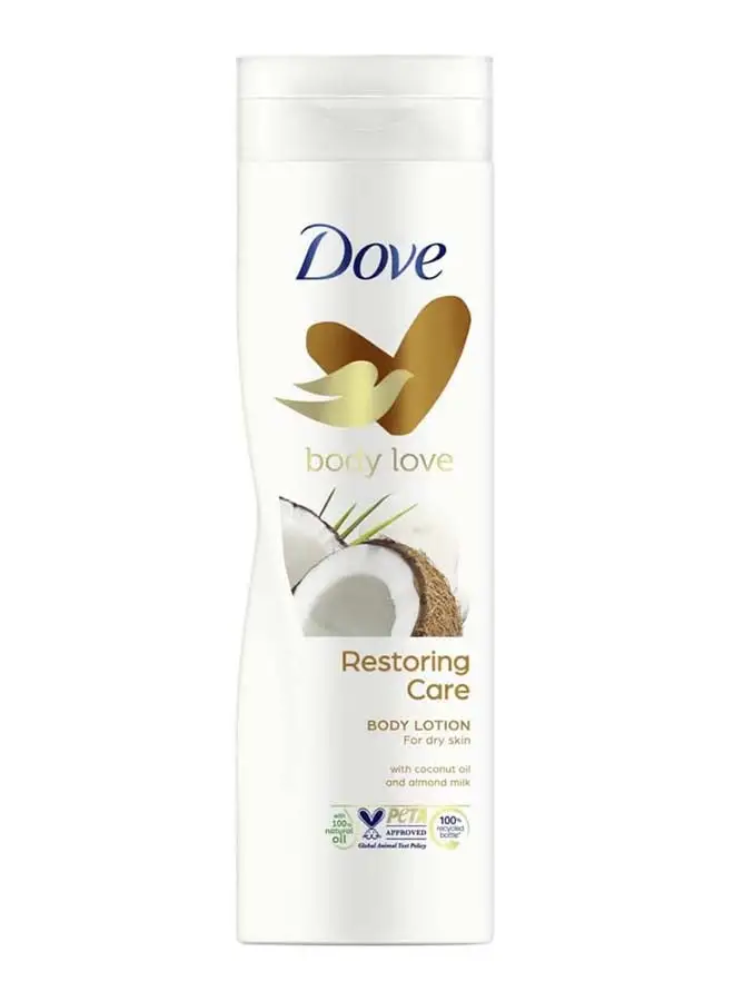 Dove Restoring Care Body Lotion With Coconut Oil And Almond Milk 400ml