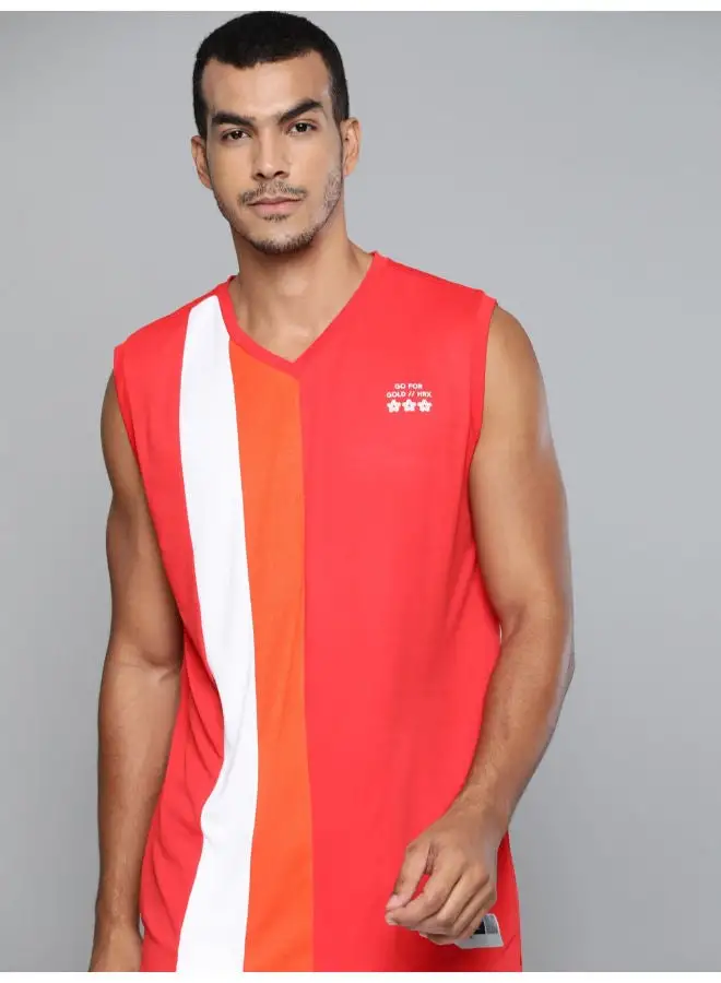 HRX by Hrithik Roshan Casual Comfortable Vest Orange