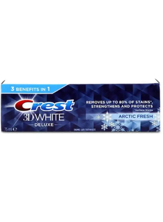 Crest 3D White, Whitening Toothpaste Arctic Fresh White 75ml