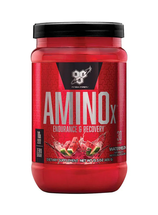 BSN Amino Energy Powder for Endurance and Recovery, Effervesent Instantized Amino Acids, Dietary Supplement - Watermelon 435 Grams,  30 Servings