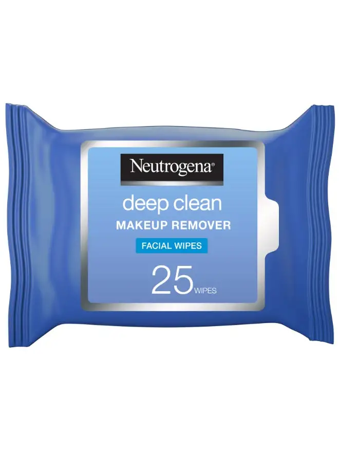 Neutrogena 25-Piece Deep Clean Makeup Remover Facial Wipes