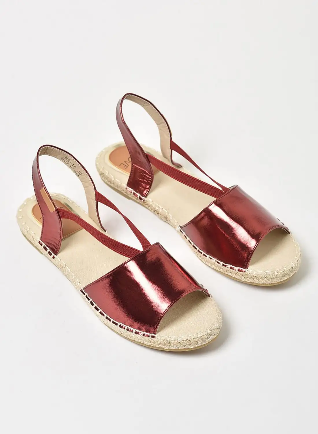 Jove Women's Casual Espadrilles Burgundy